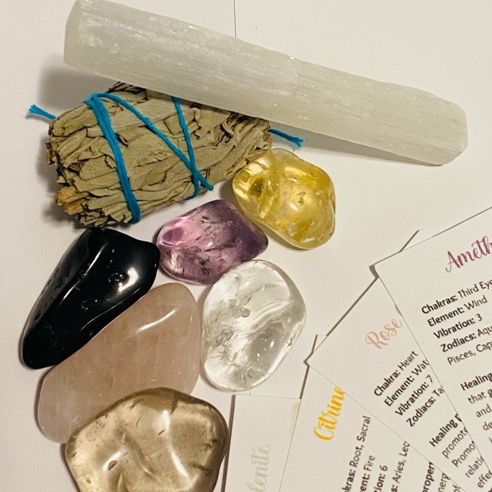 LuvedCrystals Beginners Healing Crystal Kit🎀 - Picture 3 of 13